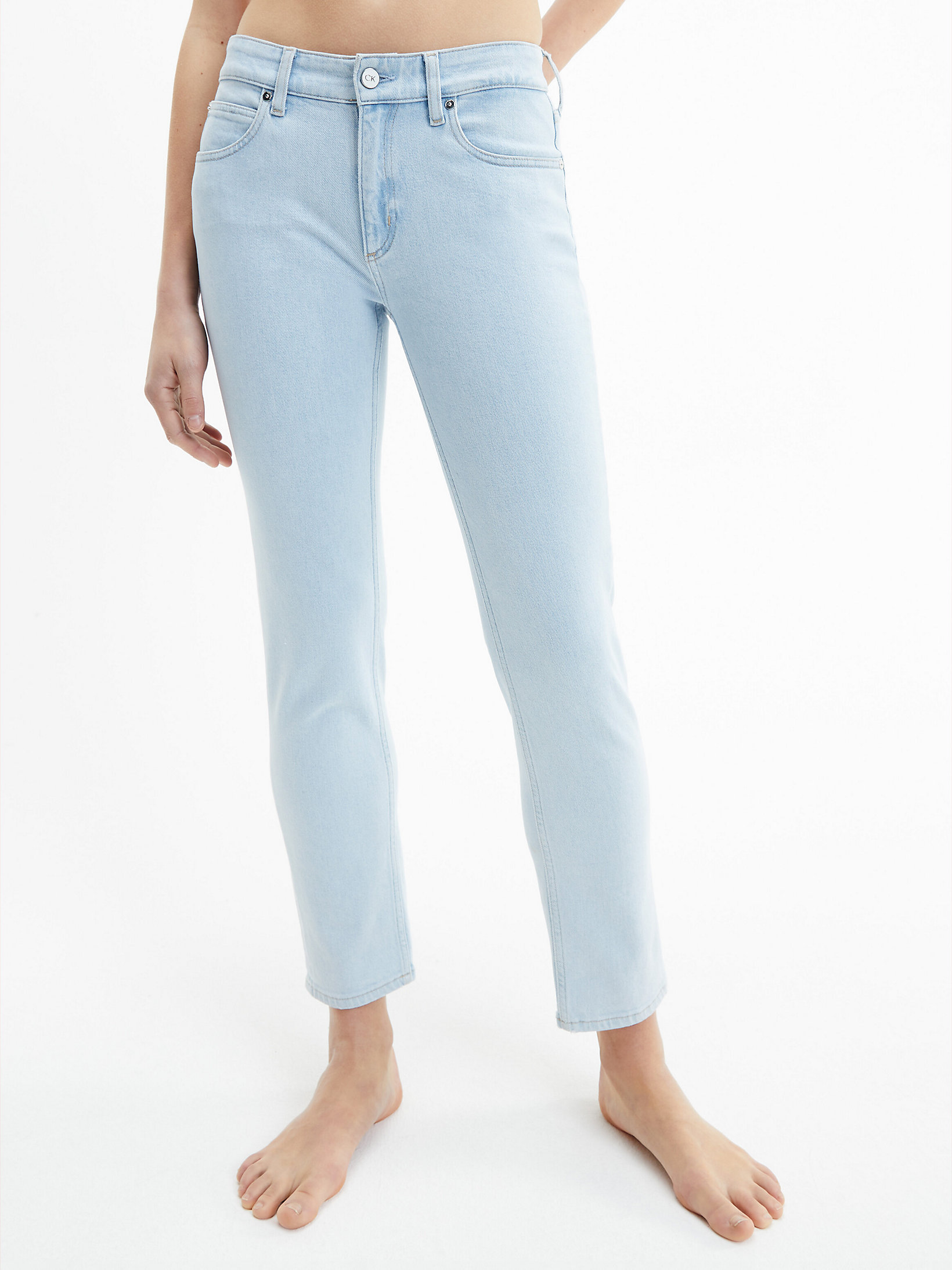 Jeans alla caviglia Mid Rise Skinny Calvin Klein Donna Abbigliamento Pantaloni e jeans Jeans Jeans skinny 