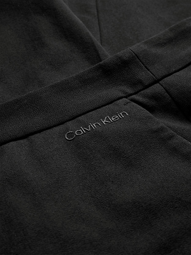 CK BLACK Stretch Gabardine Cigarette Trousers for women CALVIN KLEIN