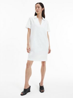 Linen Mini Dress Calvin Klein® K20K203838YAF