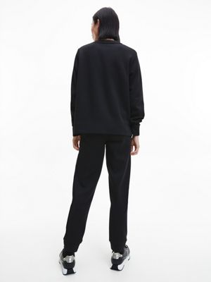 CK BLACK Sweat en polyester recyclé for femmes CALVIN KLEIN