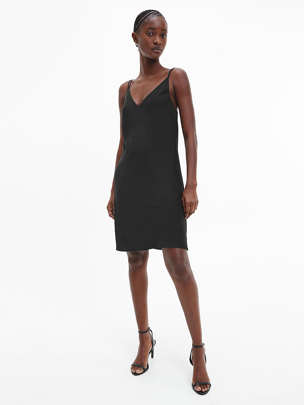 CK BLACK Mini Slip Dress undefined women Calvin Klein