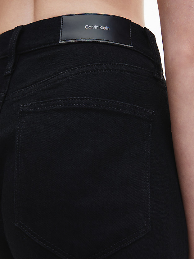DENIM BLACK High Rise Slim Jeans for women CALVIN KLEIN