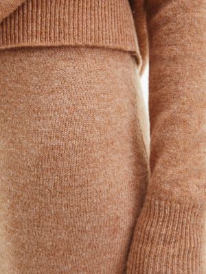 SAFARI CANVAS HEATHER Recycled Wool Midi Skirt for women CALVIN KLEIN
