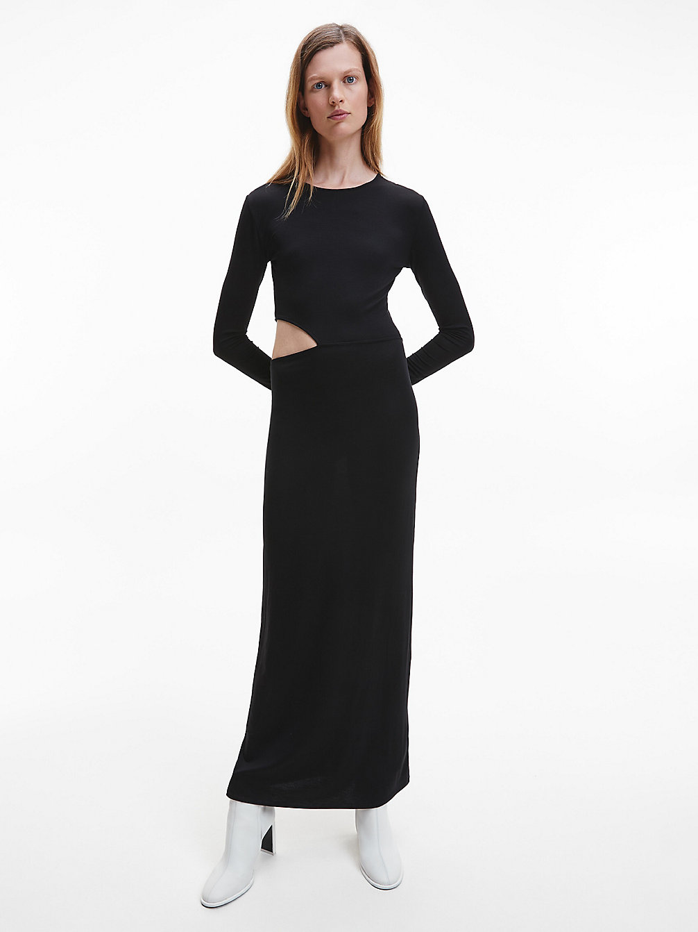 CK BLACK Robe Moulante Ajourée undefined femmes Calvin Klein