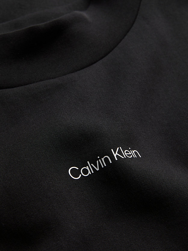 CK BLACK Pulloverkleid aus recyceltem Polyester für Damen CALVIN KLEIN
