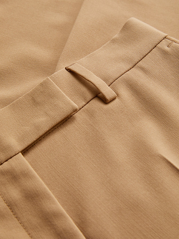 SAFARI CANVAS Wąskie dopasowane spodnie z rozcięciami dla Kobiety CALVIN KLEIN