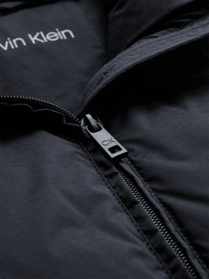 CK BLACK Seamless Down Maxi Gilet for women CALVIN KLEIN