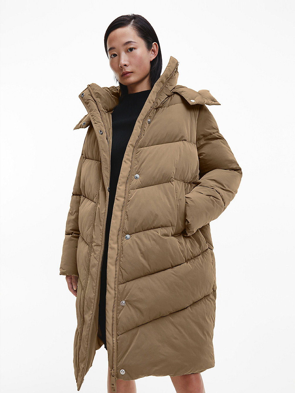 SAFARI CANVAS Gefütterter Mantel undefined Damen Calvin Klein