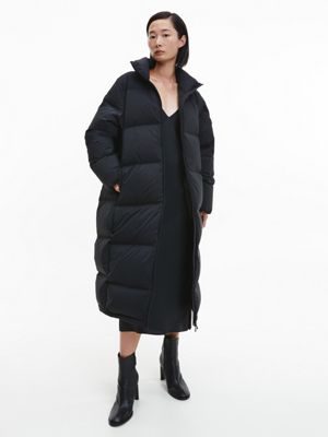 manteau noir calvin klein