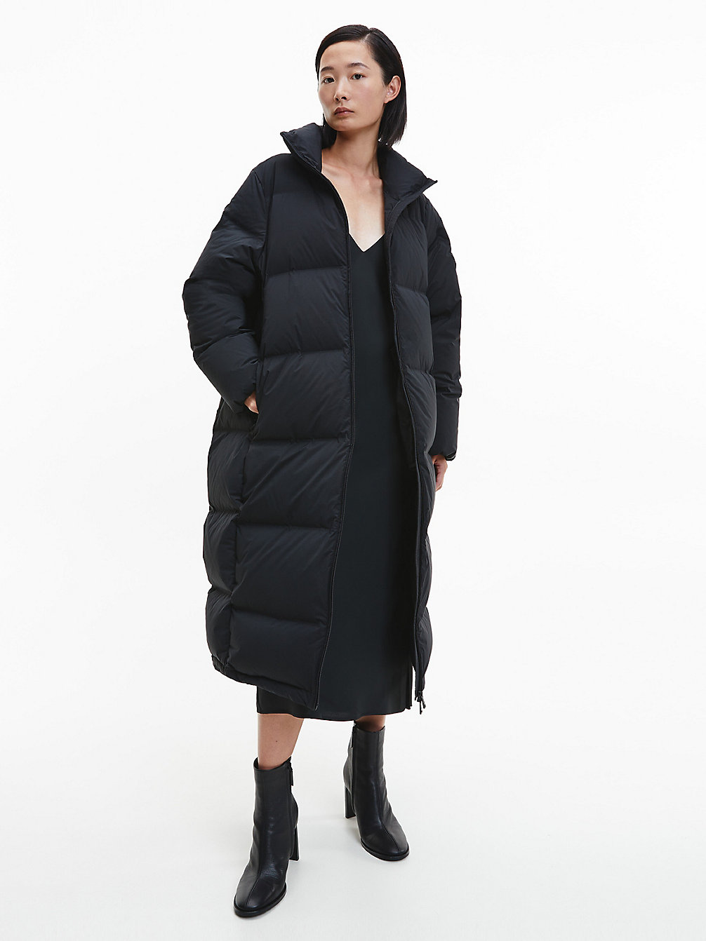 CK BLACK > Бесшовное пуховое пальто макси > undefined Женщины - Calvin Klein