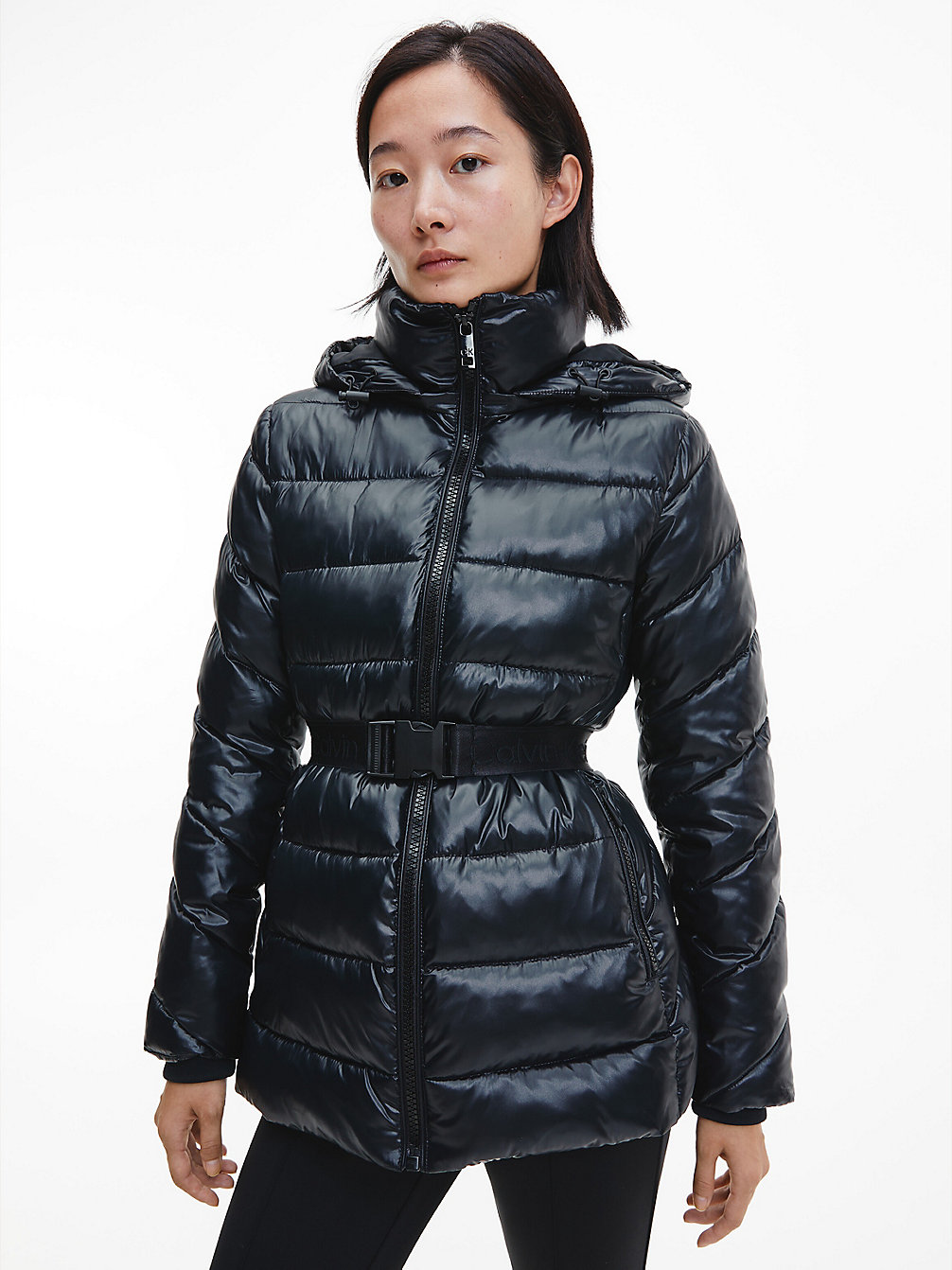 CK BLACK > Куртка с ремнем > undefined Женщины - Calvin Klein