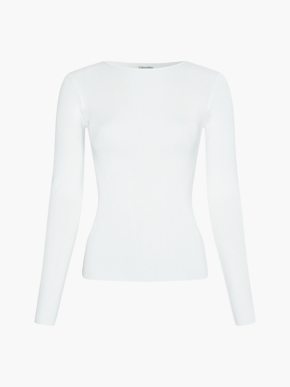 BRIGHT WHITE Pull Ajouré undefined femmes Calvin Klein