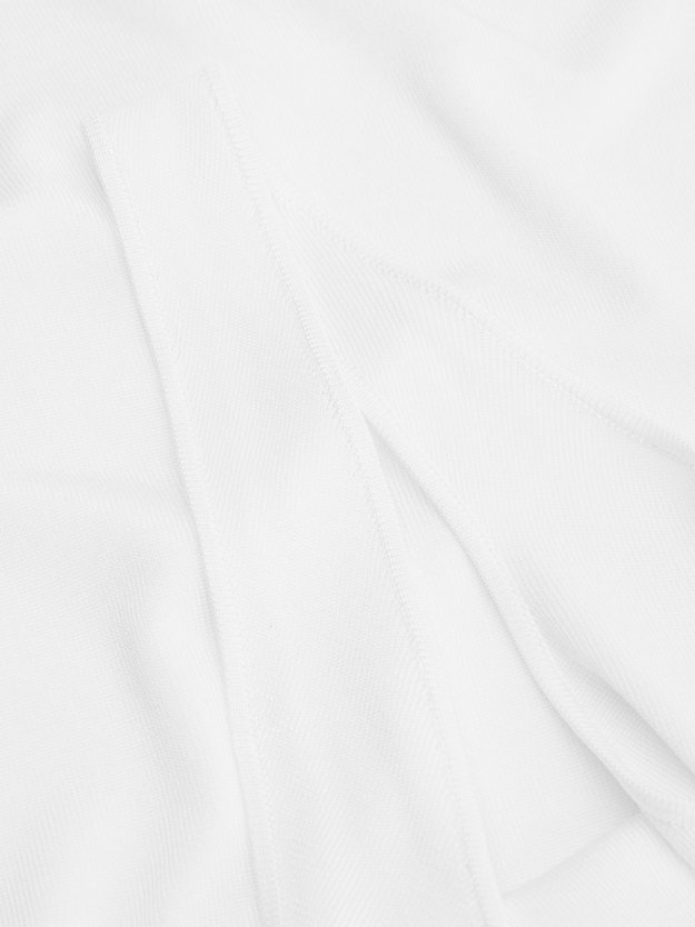 BRIGHT WHITE Wąska sukienka z głębokim wycięciem na plecach dla Kobiety CALVIN KLEIN