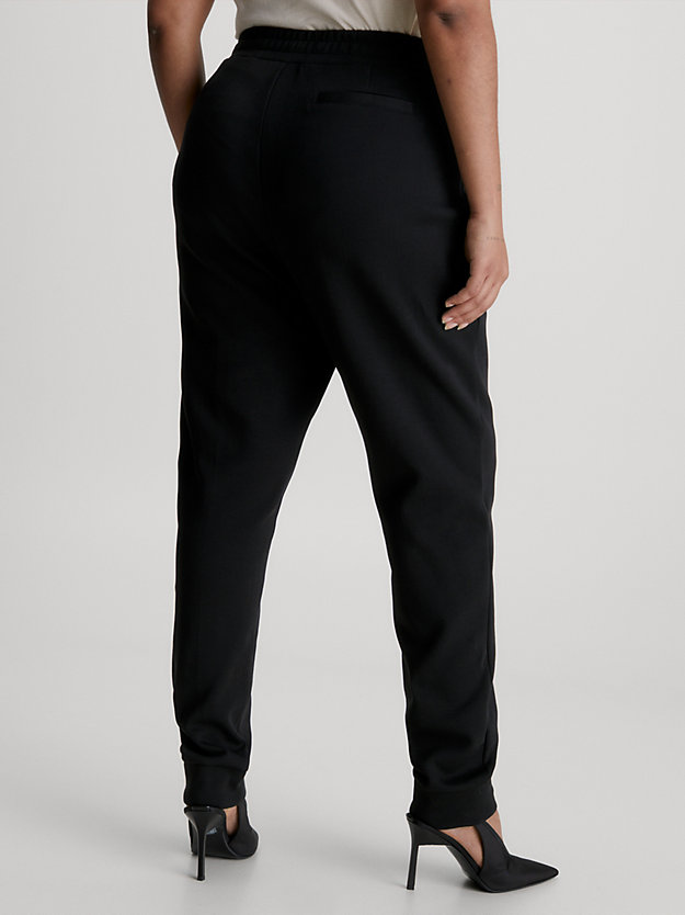 CK BLACK Wąskie spodnie dresowe plus size dla Kobiety CALVIN KLEIN