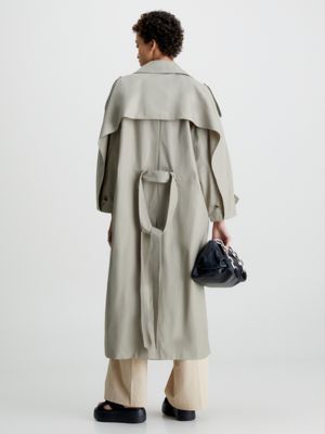 Calvin klein double hot sale face cape coat