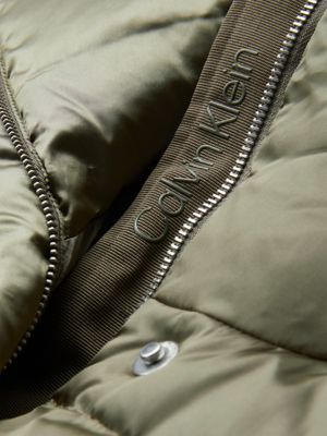 NEW BASIL Shine Padded Down Coat for women CALVIN KLEIN