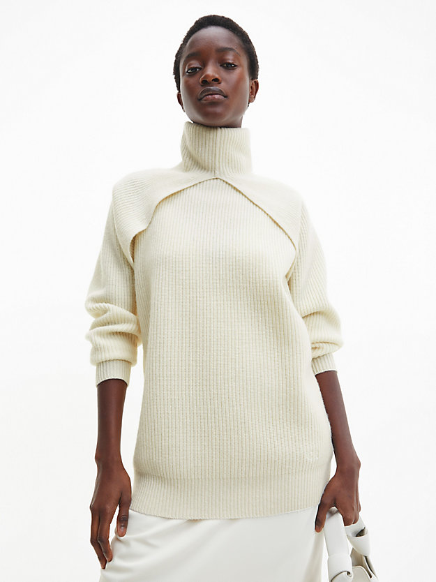 VANILLA ICE Relaxed Layered Sweater for women CALVIN KLEIN