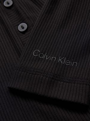Skinny Ribbed Modal Henley Shirt Calvin Klein® | K20K205102BEH