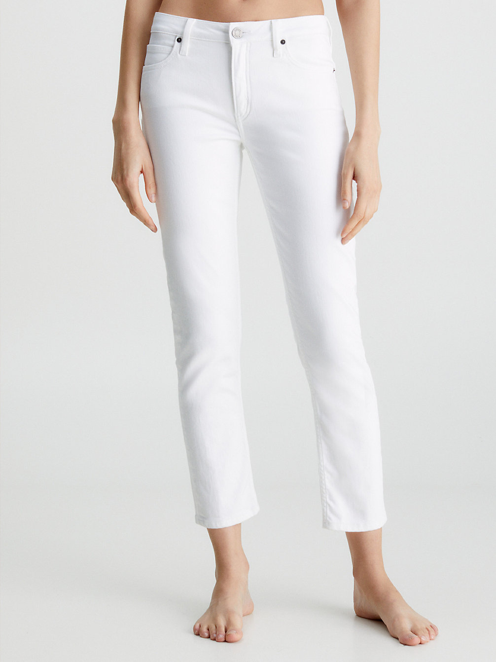 DENIM LIGHT Mid Rise Slim Ankle Jeans undefined Damen Calvin Klein
