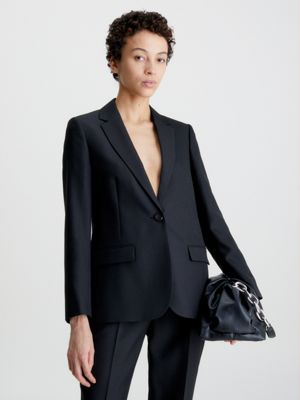 Calvin klein store long blazer womens