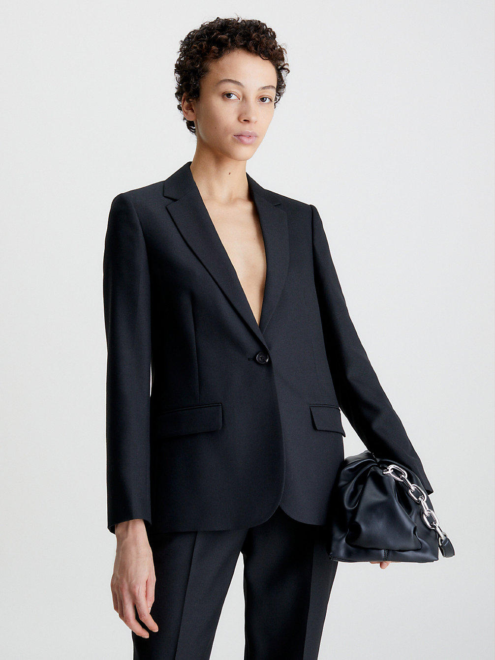 CK BLACK Tailored Blazer undefined women Calvin Klein