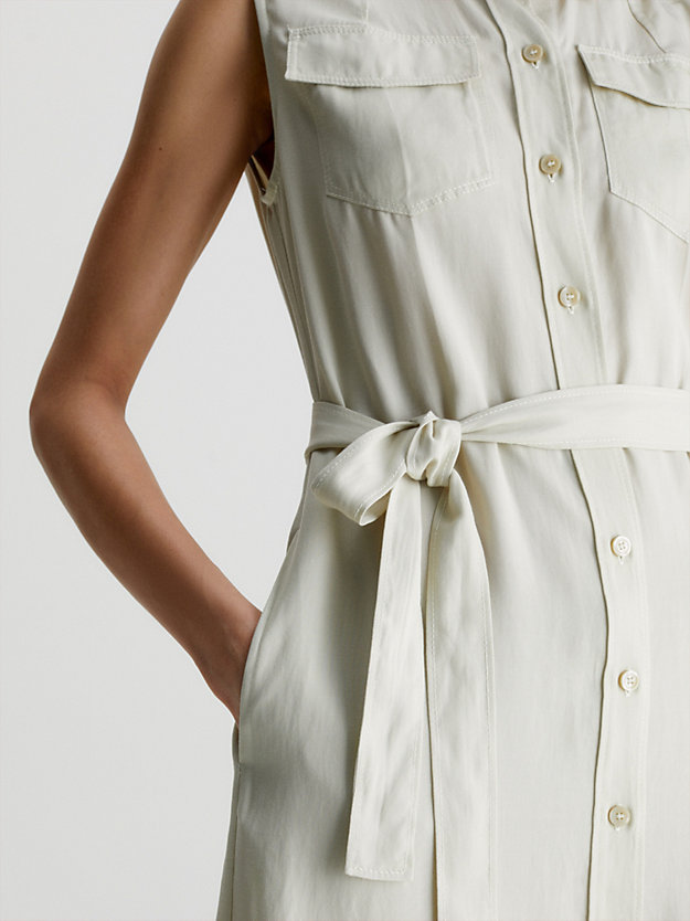 Slim Tencel Shirt Dress Calvin Klein® K20K205204AC5