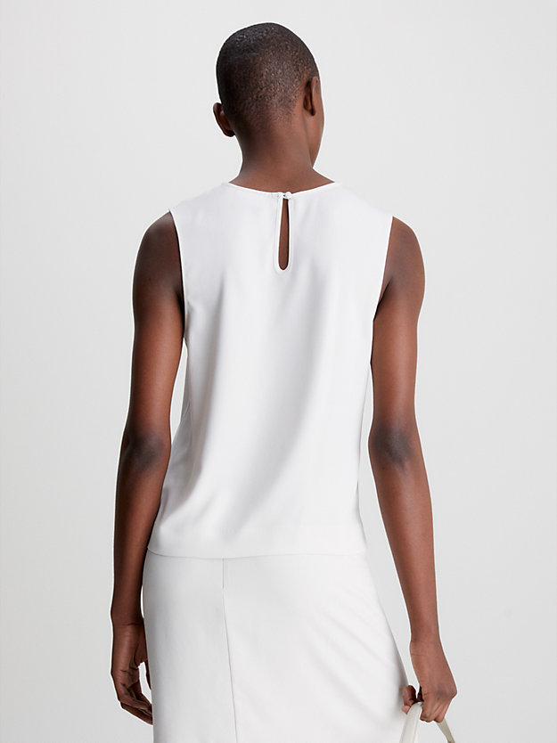 CHALK Recycled Crepe Tank Top for women CALVIN KLEIN