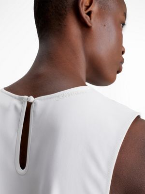 CHALK Recycled Crepe Tank Top for women CALVIN KLEIN