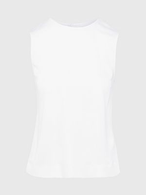CHALK Recycled Crepe Tank Top for women CALVIN KLEIN