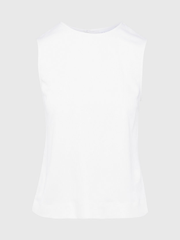 CHALK Recycled Crepe Tank Top for women CALVIN KLEIN
