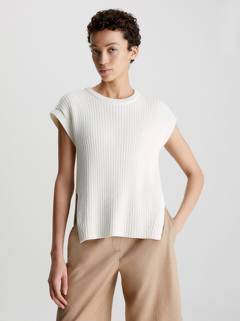 VANILLA ICE Knitted Vest undefined women Calvin Klein