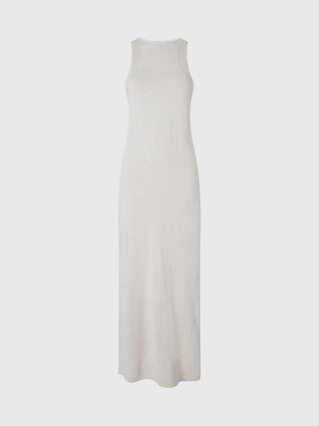 SMOOTH BEIGE Silk Blend Tank Dress for women CALVIN KLEIN