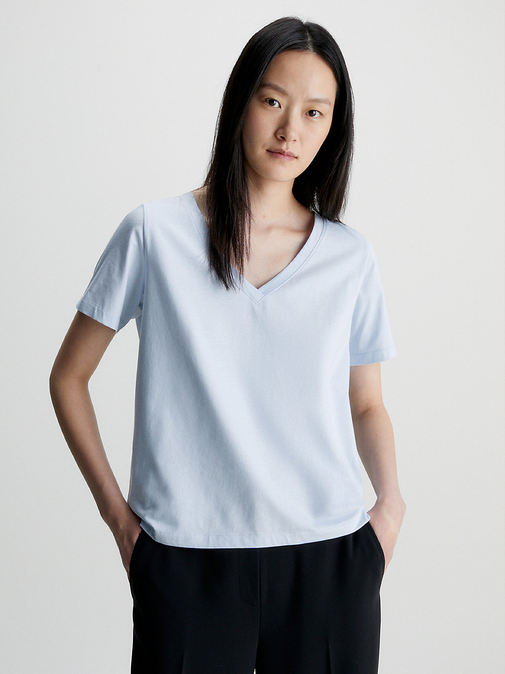 ARCTIC ICE T-Shirt Con Scollo A V undefined Donne Calvin Klein