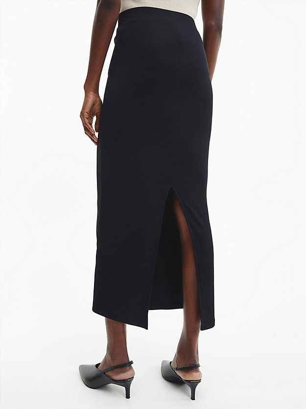 CK BLACK Slim Maxi Bodycon Skirt for women CALVIN KLEIN