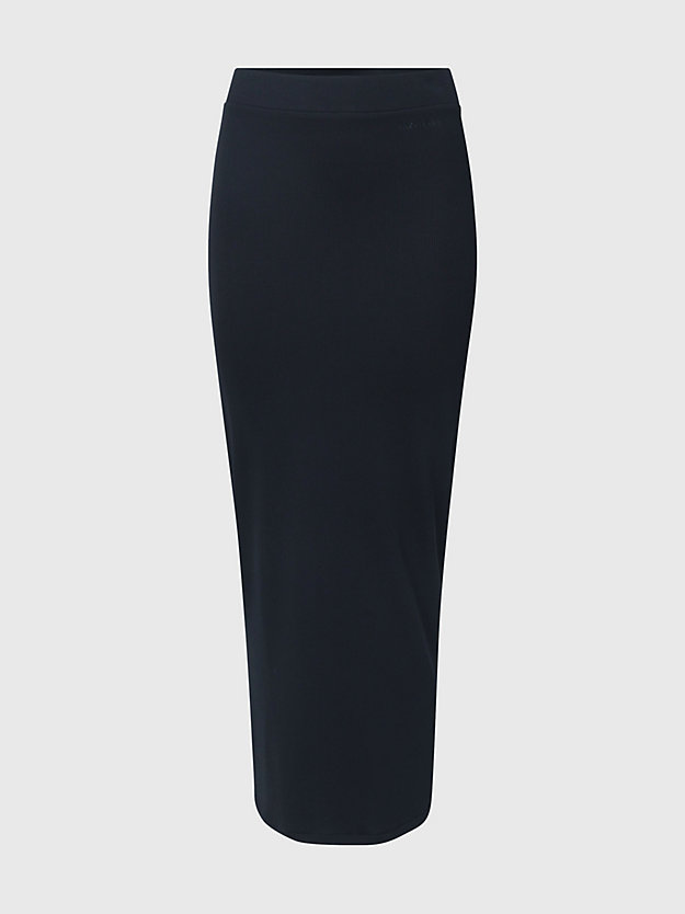 CK BLACK Slim Maxi Bodycon Skirt for women CALVIN KLEIN