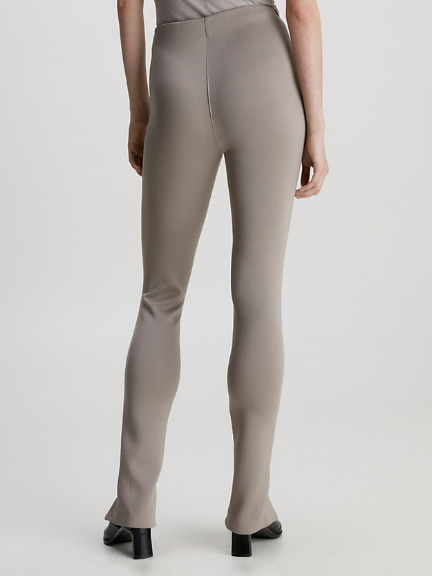 cinder skinny technical strick-leggings für damen - calvin klein