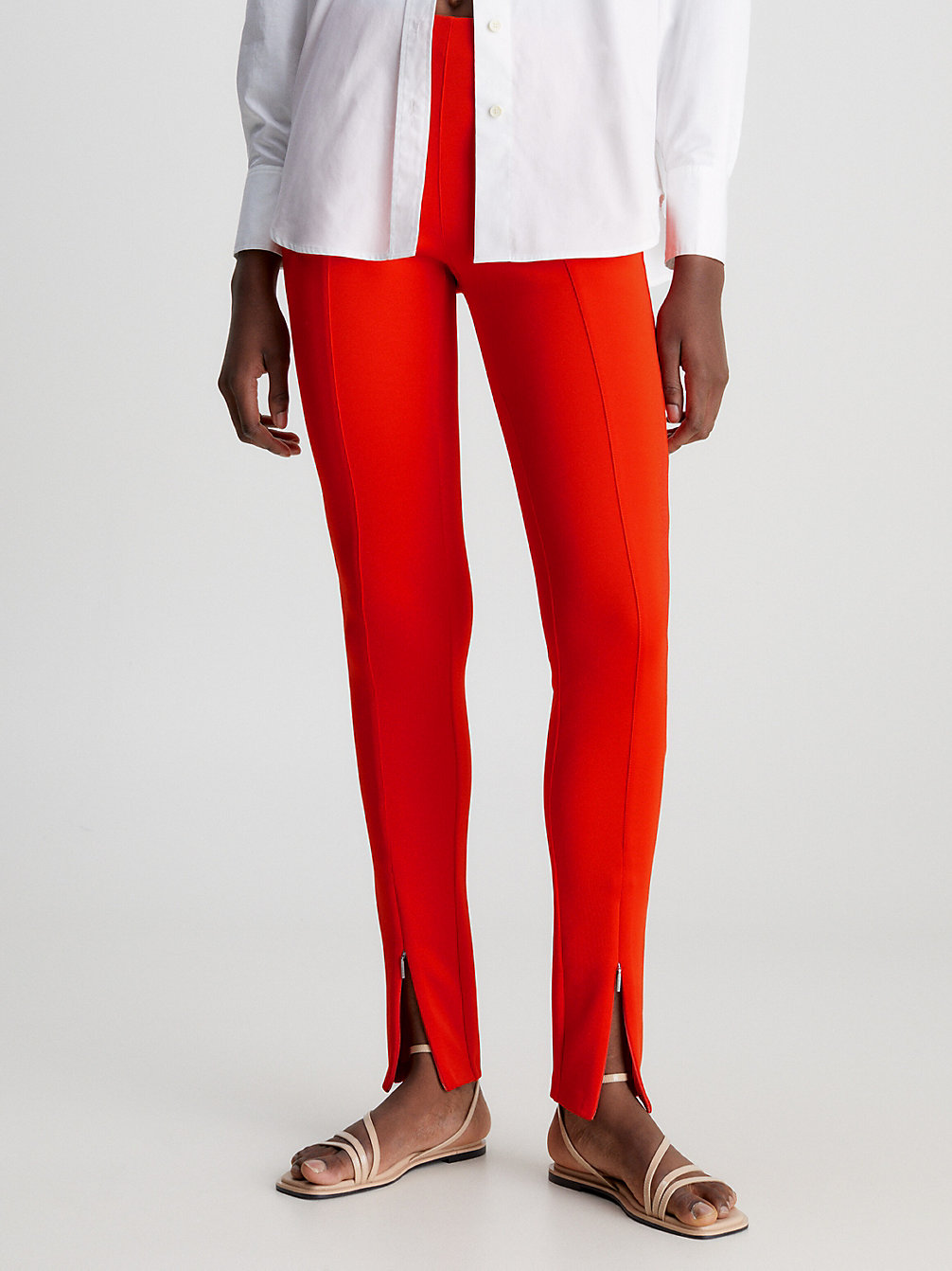 POINCIANA Skinny Technical Knit Leggings undefined women Calvin Klein