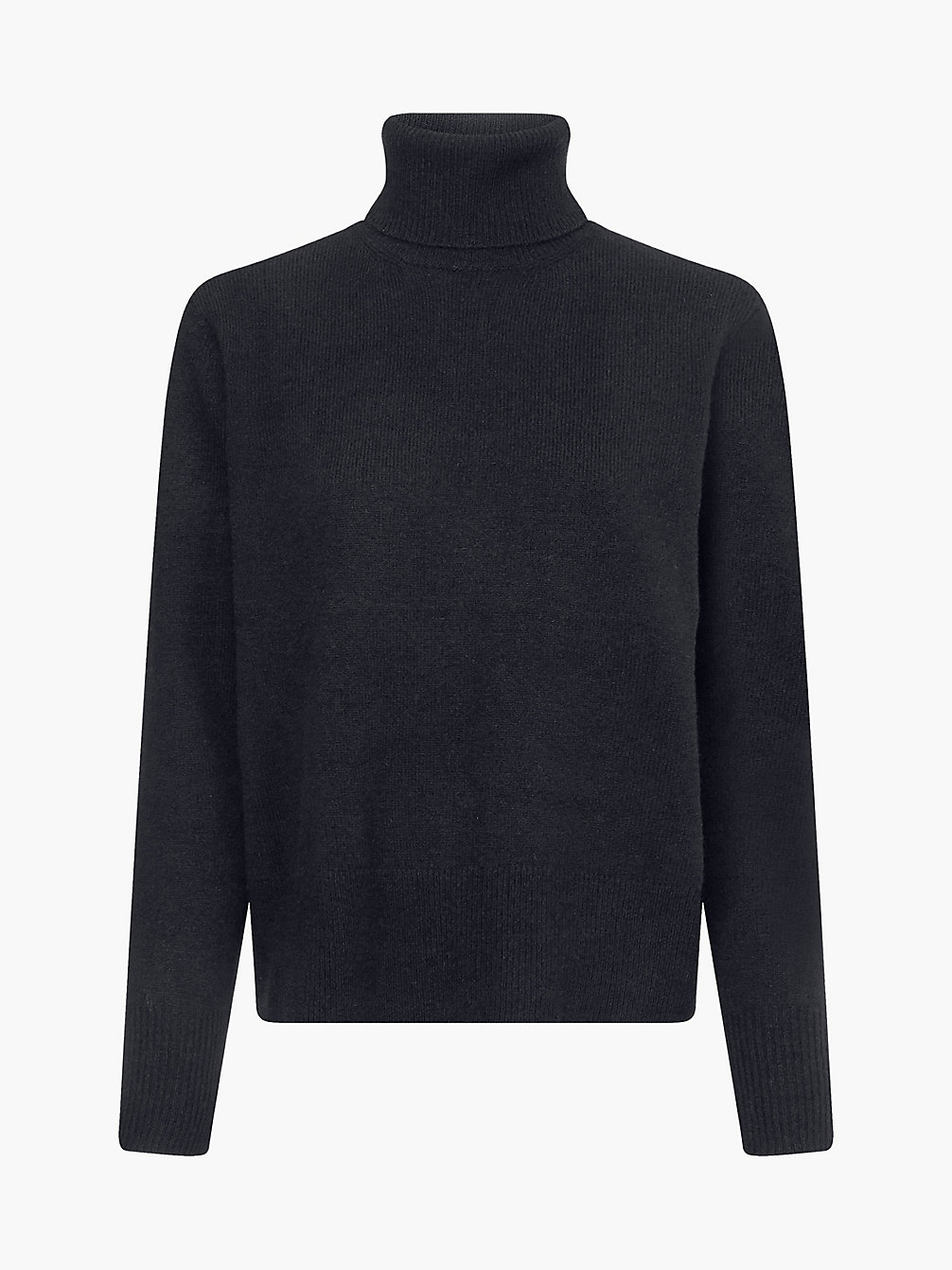CK BLACK Pullover Mit Rollkragen Aus Recycelter Wolle undefined Damen Calvin Klein