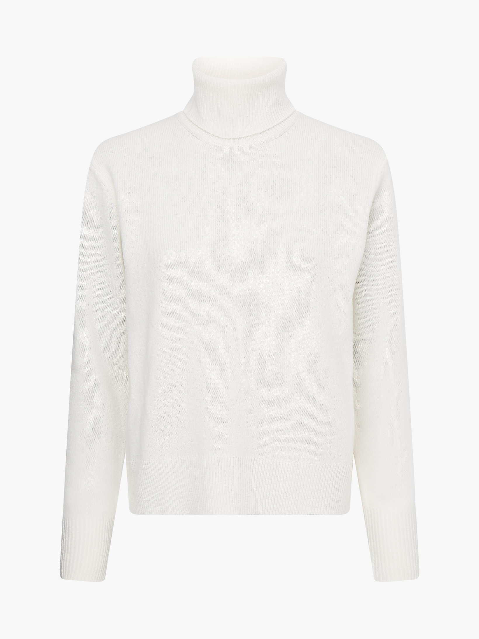 Ecru > Sweter Z Wywijanym Dekoltem Z Wełny Z Recyklingu > undefined Kobiety - Calvin Klein