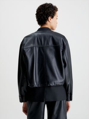 Leather Bomber Jacket Calvin Klein® | K20K205428BEH