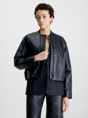 Leather Bomber Jacket Calvin Klein® | K20K205428BEH