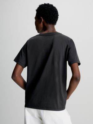 da con in | Klein® K20K205454BEH <seo: micro Calvin logo T-shirt ProductKeyword/> cotone