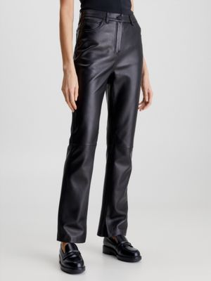 Calvin klein hot sale leather pants