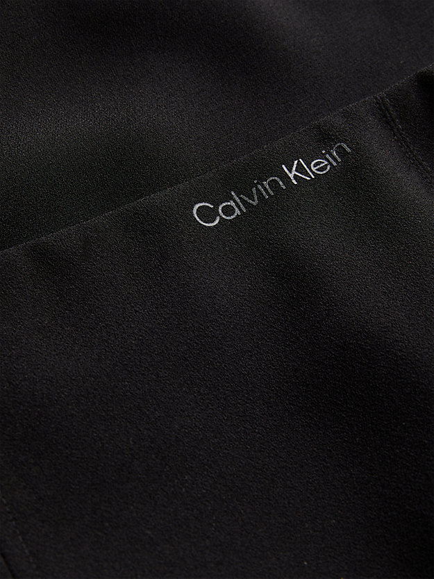 CK BLACK Minigonna in crêpe elasticizzata da donna CALVIN KLEIN