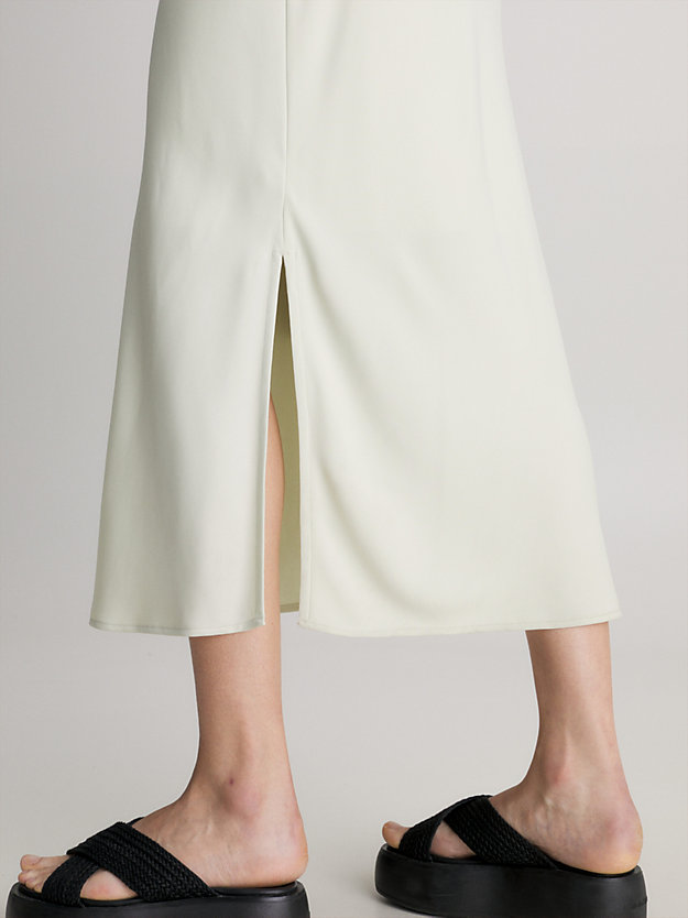 VINTAGE IVORY Slim Midi Slip Dress for women CALVIN KLEIN