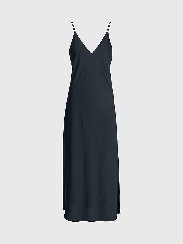 CK BLACK Slim Midi Slip Dress for women CALVIN KLEIN