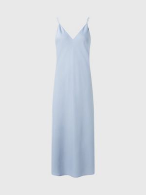 BLUE CHIME Slim Midi Slip Dress for women CALVIN KLEIN