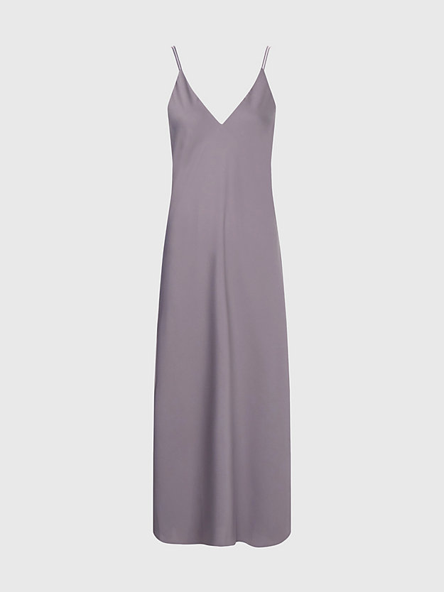 DESERT BROWN Slim Midi Slip Dress for women CALVIN KLEIN