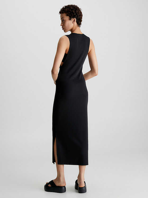 CK BLACK Wąska ściągaczowa sukienka bez rękawów dla Kobiety CALVIN KLEIN