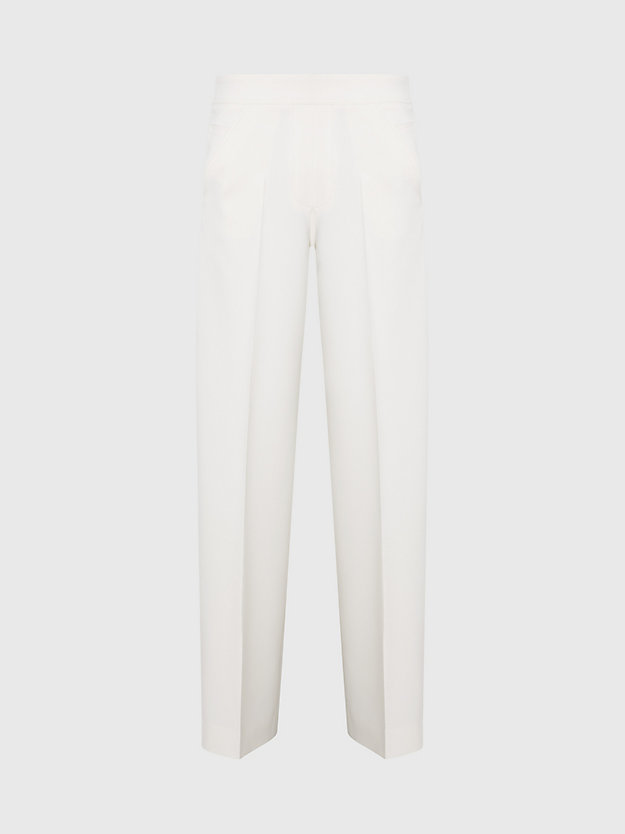 VANILLA ICE Relaxed Wide Leg Crepe Trousers for women CALVIN KLEIN